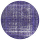 Ahgly Company Indoor Round Mid-Century Modern Area Rugs, 7' Round