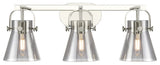 Pilaster Ii Cone 3 27" Bath Vanity-Light Polished Nickel