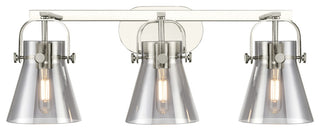 Pilaster Ii Cone 3 27" Bath Vanity-Light Polished Nickel