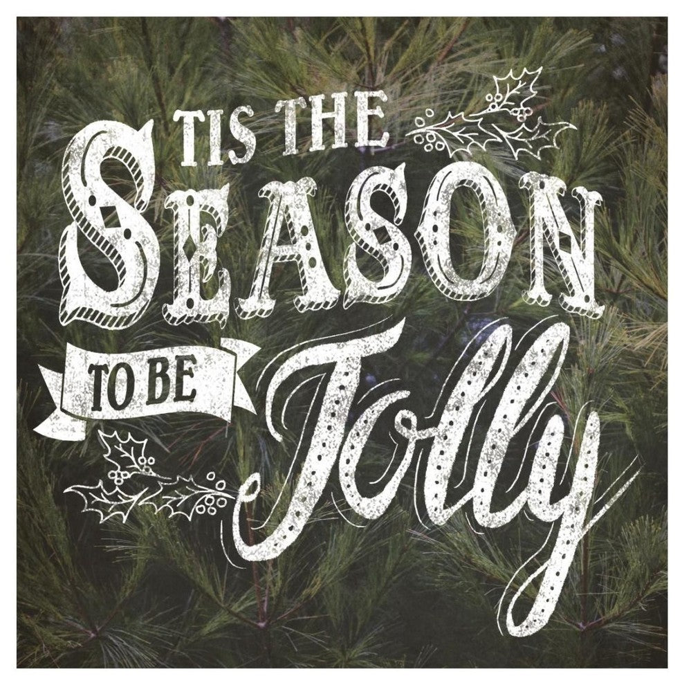 "Tis the Season" Digital Paper Print by Laura Marshall, 26"x26"