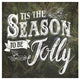 "Tis the Season" Digital Paper Print by Laura Marshall, 26"x26"
