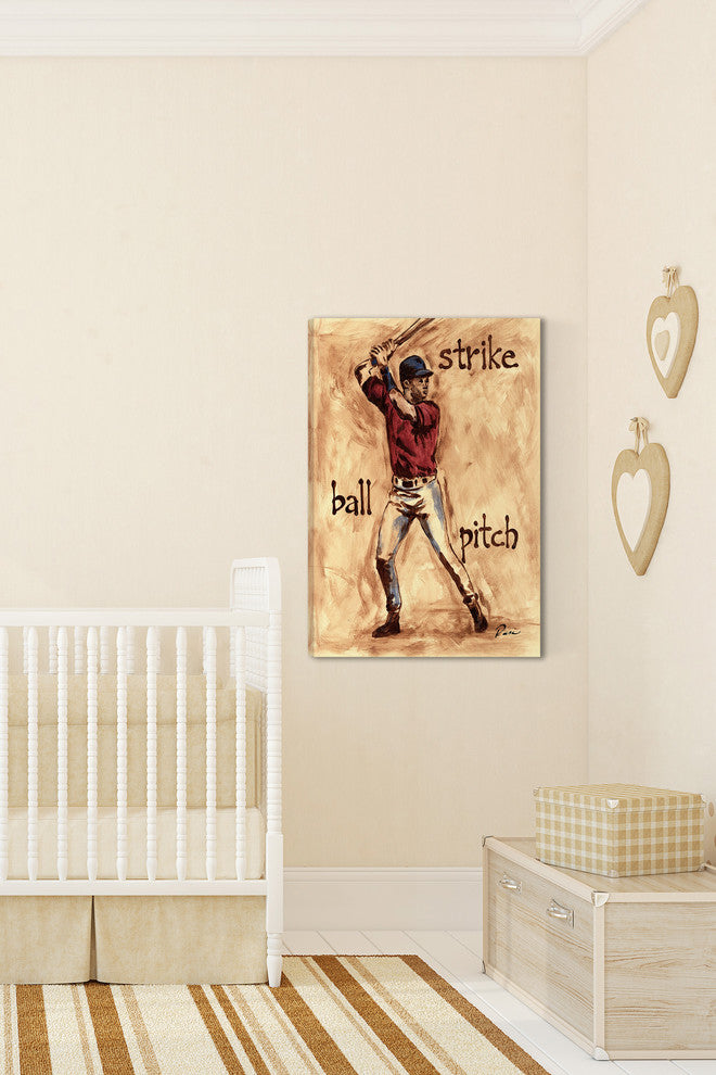 Marmont Hill, "Slugger" by Reesa Qualia Painting Print on Wrapped Canvas, 40x60