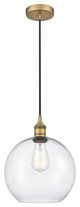 Innovations 616-1P-BB-G122-10 1-Light Mini Pendant, Brushed Brass
