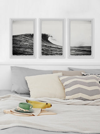 Summer Waves Triptych, Set of 3, 8x12 Panels