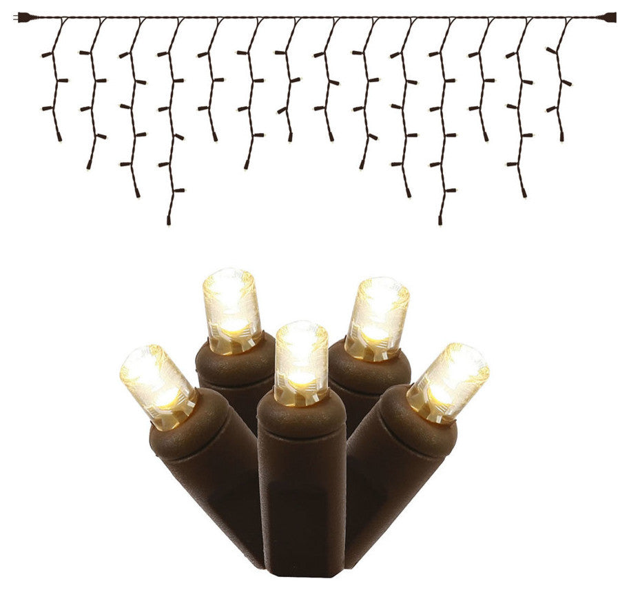 Vickerman X6B3301 70 Warm White Wide Angle Led, 9' Christmas Light Strand