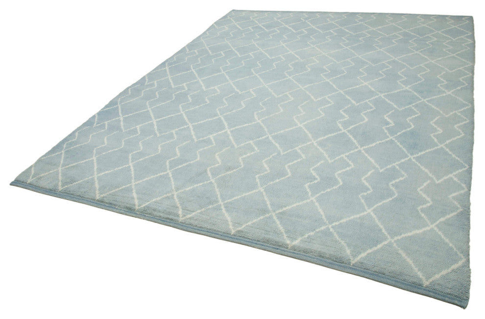 Rug N Carpet - Handmade Decorative 7' 9'' x 9' 7'' Moroccan Area Rug