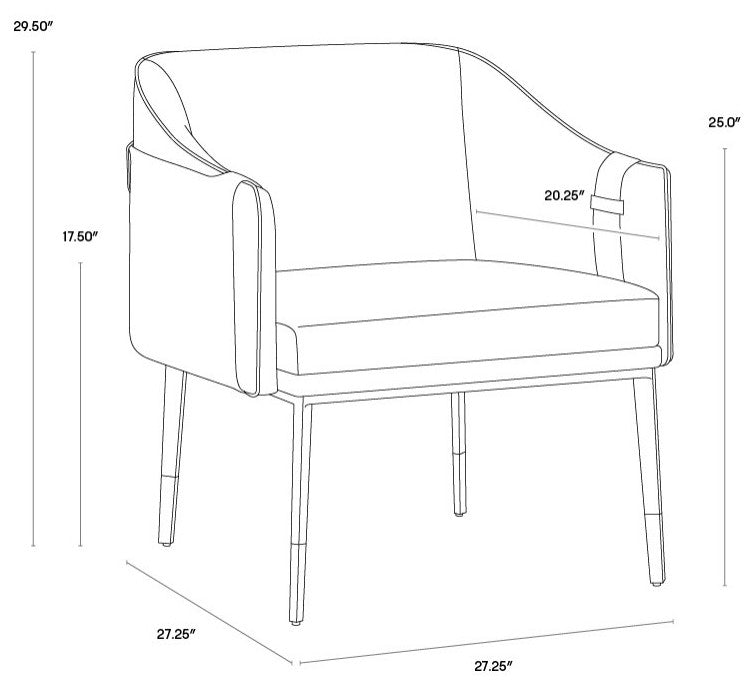 Carter Lounge Chair, Napa Beige/Napa Tan