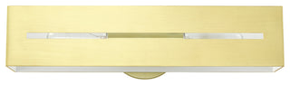 Satin Brass Urban, Industrial, Vanity Sconce