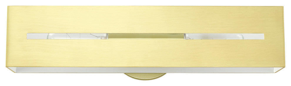 Satin Brass Urban, Industrial, Vanity Sconce
