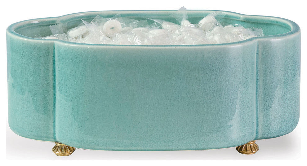 Carol Oval Celadon Planter