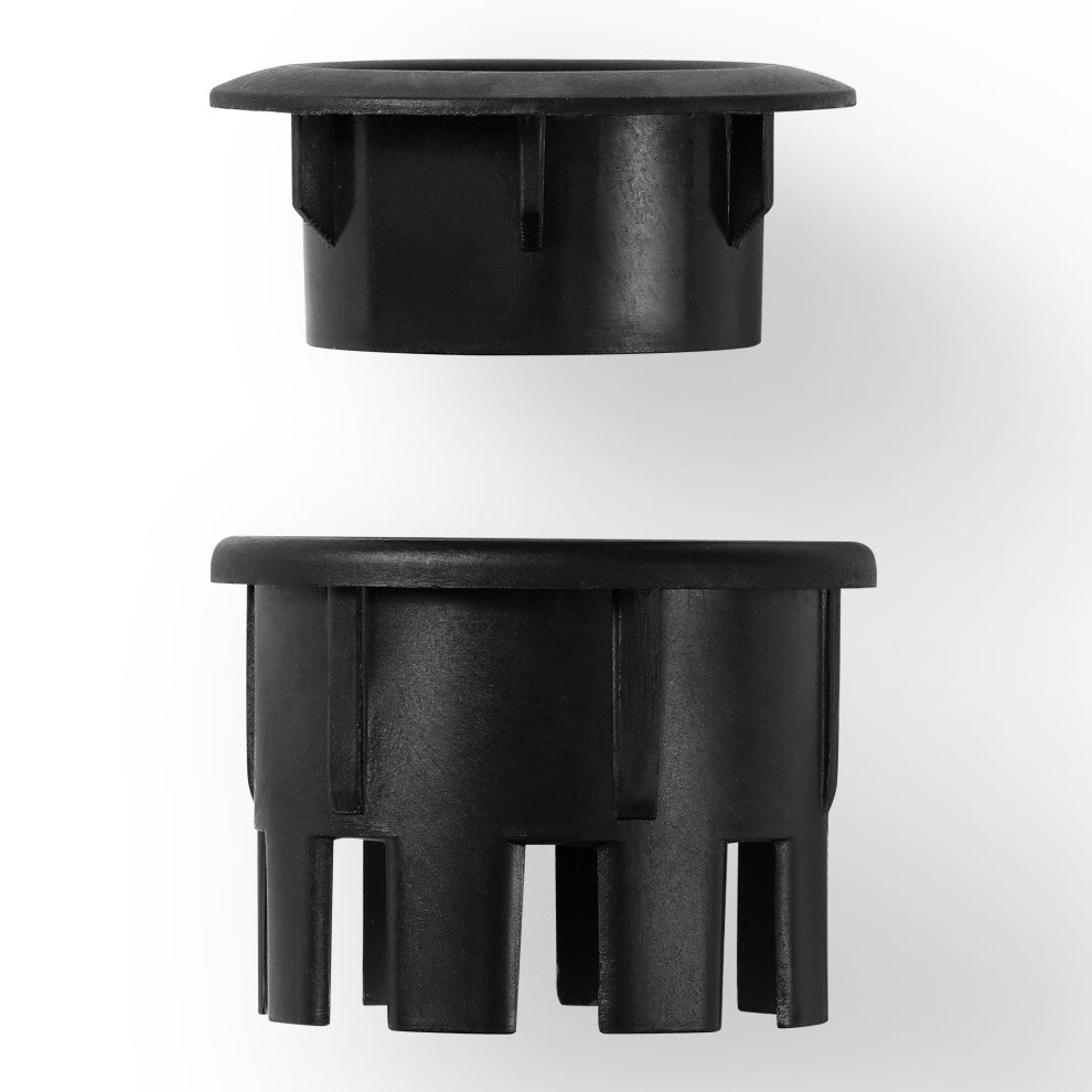 WestinTrends Fillable Round Plastic Market Umbrella Pole Holder Stand Base, Black