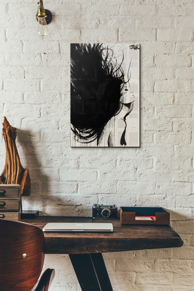 Epic Graffiti "The New Minstrel" by Loui Jover, Giclee Canvas Wall Art, 12"x18"