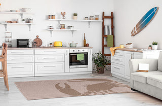 Crab Dip Nautical Chenille Rug