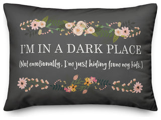 In A Dark Place 14x20 Lumbar Pillow