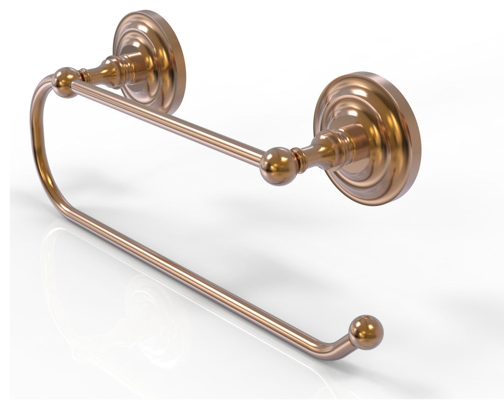 Prestige Que New Wall Mounted Paper Towel Holder, Brushed Bronze