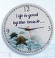 Life Is Good By The Beach Clock