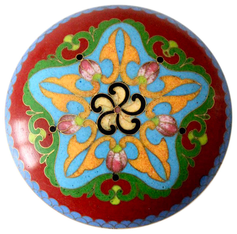 Consigned, Vintage Cloisonne Box
