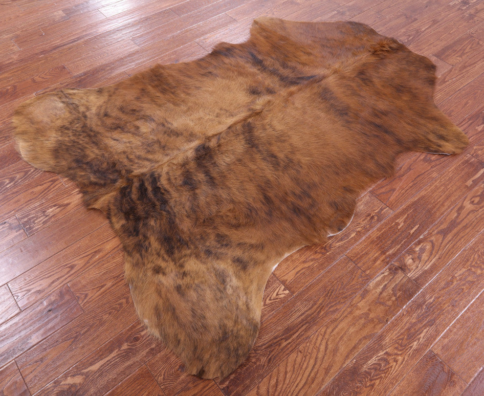 6' 2" X 5' 2" Natural Cowhide Rug C2318