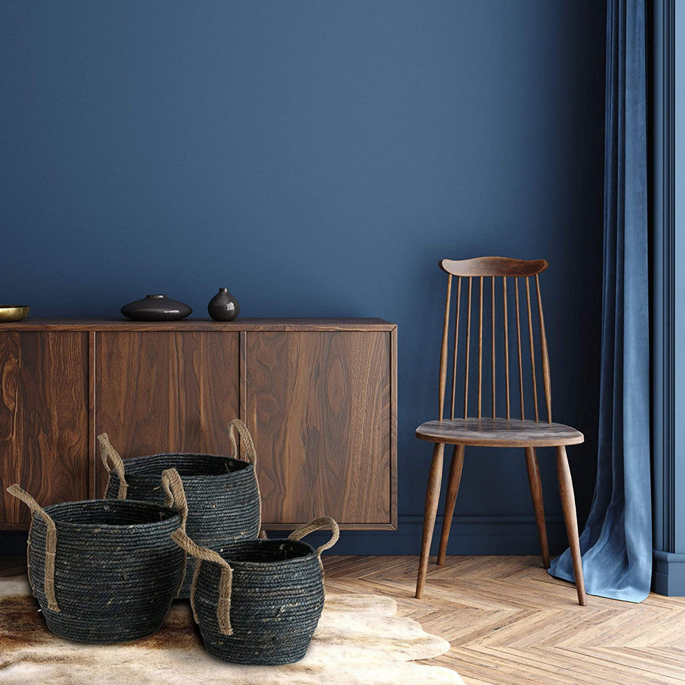 3 Piece Wicker Basket Set
