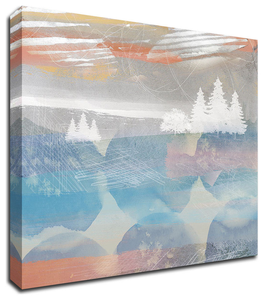 Crimson Sunset No. 2 by Louis Duncan-He, Print on Canvas, 30" x 30"