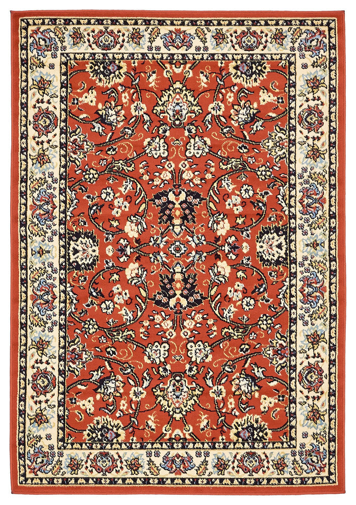 Unique Loom Terracotta Washington Sialk Hill 4' 0 x 6' 0 Area Rug