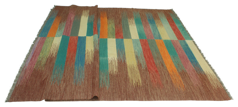 Winchester Kilim Pearlie Burgundy/Purple Rug, 8'2x11'5