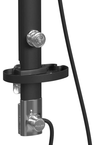 Pulse 1017-B ShowerSpas Black Aluminum Shower System - Bonzai Shower System
