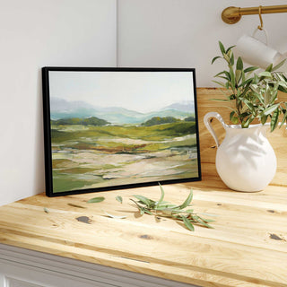 "Loyal Daydreamers" - A Serene Valley Scene for Modern Home Decor
