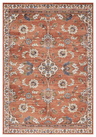Jordan Bea Power-Loomed Polypropylene Area Rug, Orange, 6'7"x9'