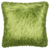 Loloi 100% Polyester Shag Pillow, 22"x22", Green, Down/Feather
