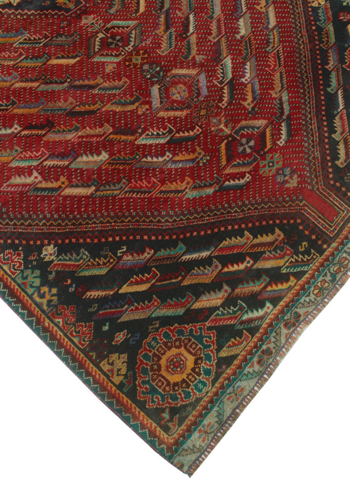 Semi-Antique Cliffton Red Runner