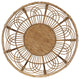 Petite Bohemian Bamboo Decorative Wall Basket