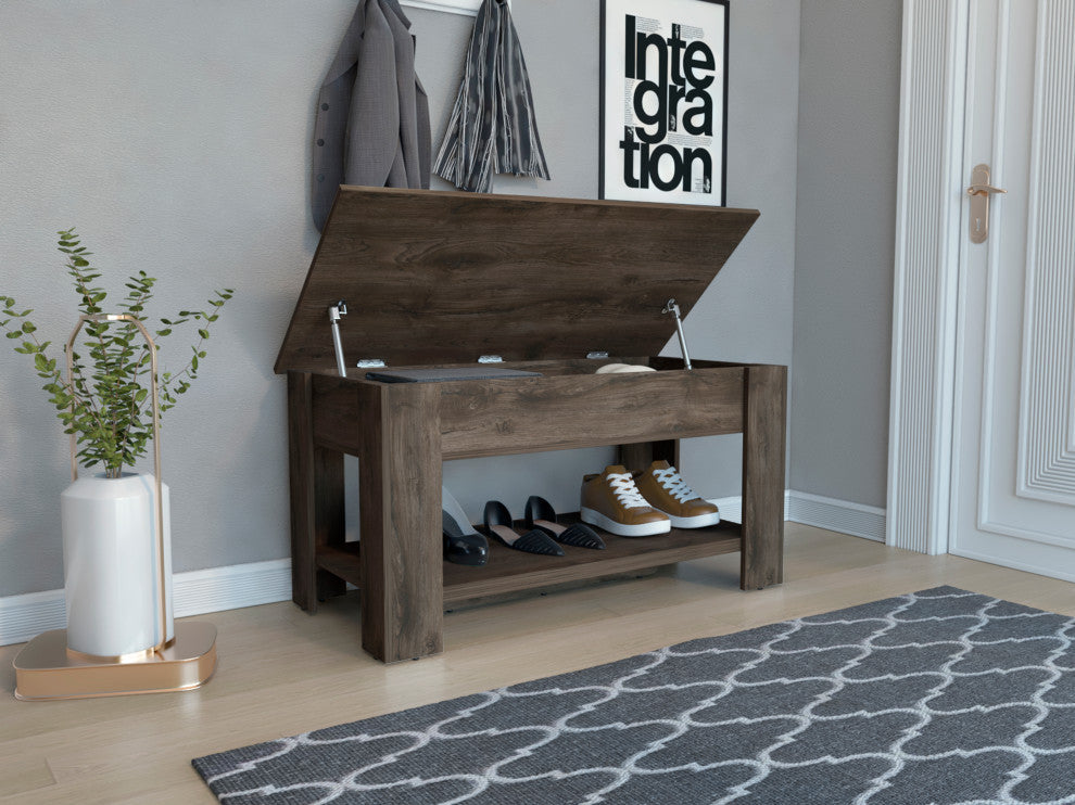 Daffodil Storage Table, Dark Brown