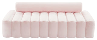 Melody Velvet Upholstered Chair, Pink, Sofa