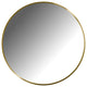 Round Framed Wall Mounted Bathroom Vanity Mirror, Brushed Gold;, 28" X 28";