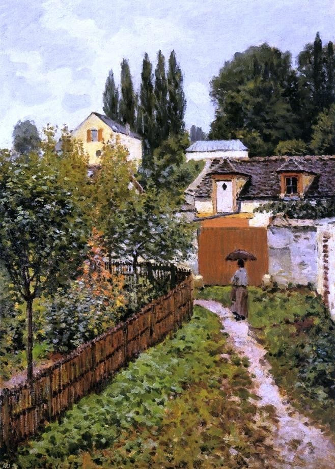 Alfred Sisley Garden Path in Louveciennes Wrapped Canvas, 18"x27"