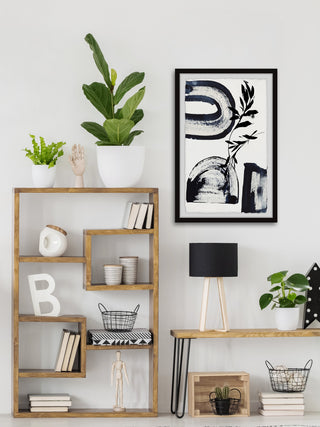 "Aesthetic Display" Framed Painting Print, 24x36