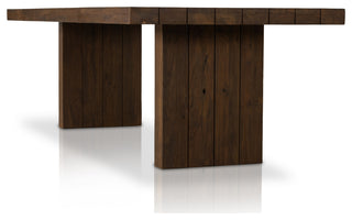Encino Outdoor Dining Table-96"-Brown