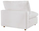 Commix Down Filled Overstuffed 5-Piece Armless Sectional Sofa, Pure White