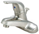 Kingston Brass Single-Handle 4" Centerset Bathroom Faucet, Brushed Nickel