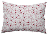 Holly Bush Accent Pillow, Light Pink, 14"x20"