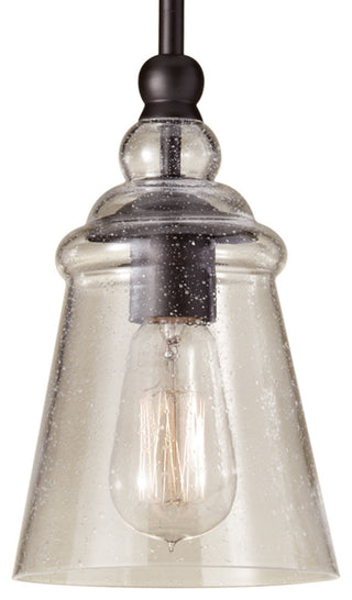 Generation Lighting P1261 Urban Renewal 6"W Mini Pendant - Oil Rubbed Bronze