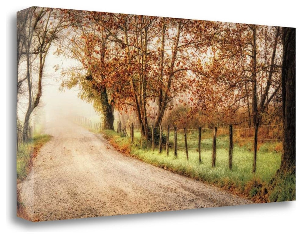 "Fog Ahead" By D. Burt, Giclee Print on Gallery Wrap Canvas, Ready to Hang