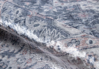 Momeni Karachi Polyester Grey Area Rug 5'x8'