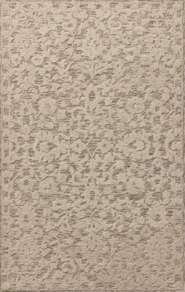 Loloi Prudence Stone / Ivory 18" x 18" Sample Rug