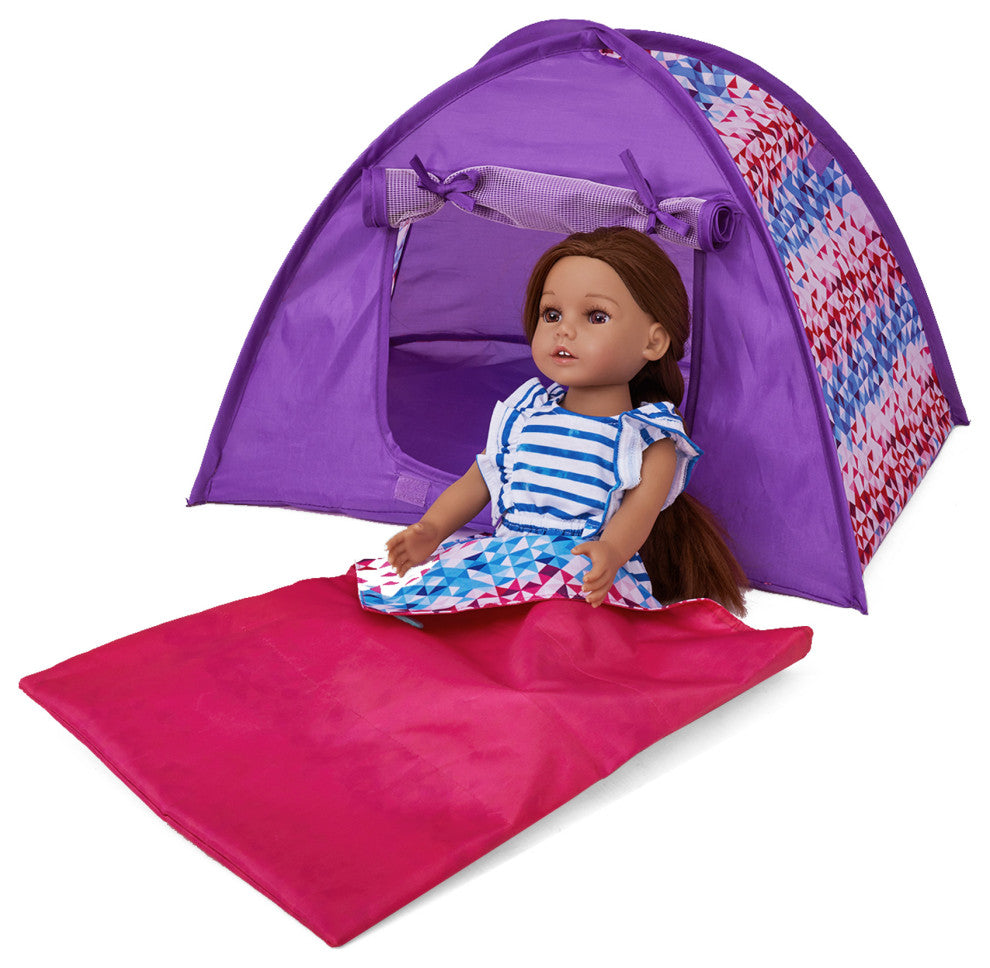 18" Doll - Smaller Tent & Sleeping Bag