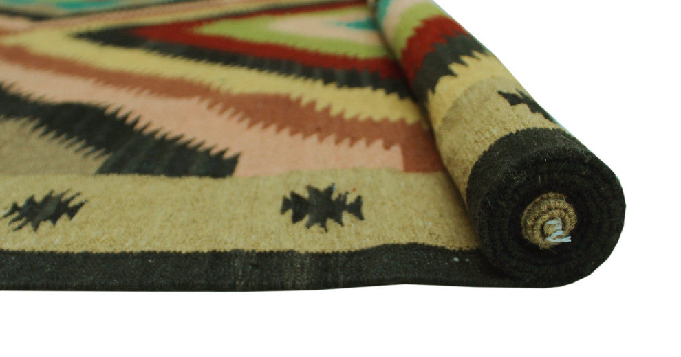 Sangat Kilim Mikenn Lt. Brown Rug