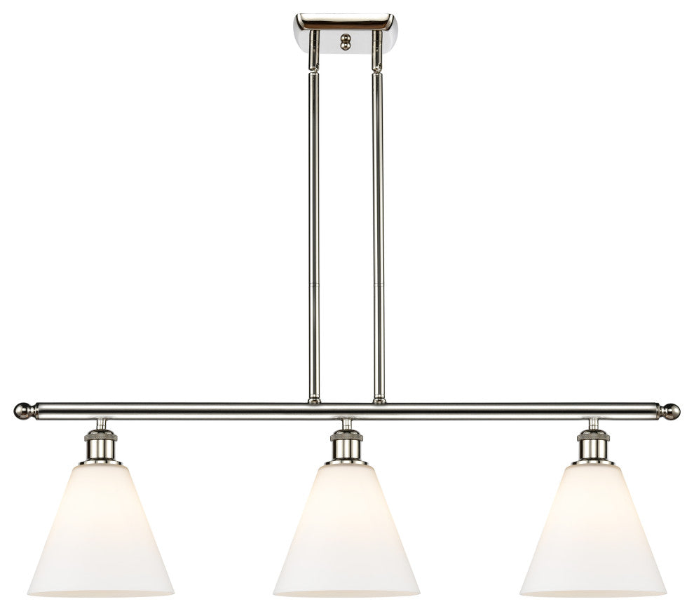Innovations 516-3I-PN-GBC-81-LED 3 Light Island Light, Polished Nickel