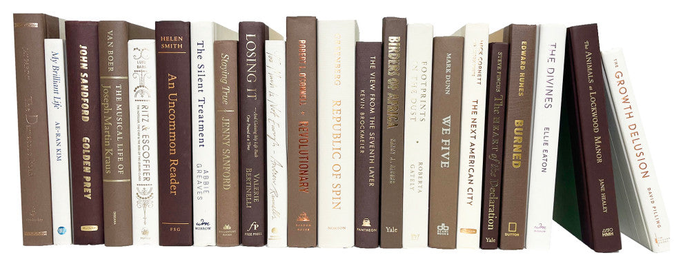 Decorative Books - S'more - Brown Books By The Foot