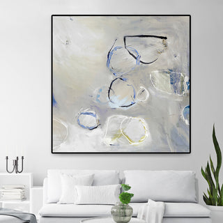 "Morph II" Oversized Framed Canvas, 45" x 45"